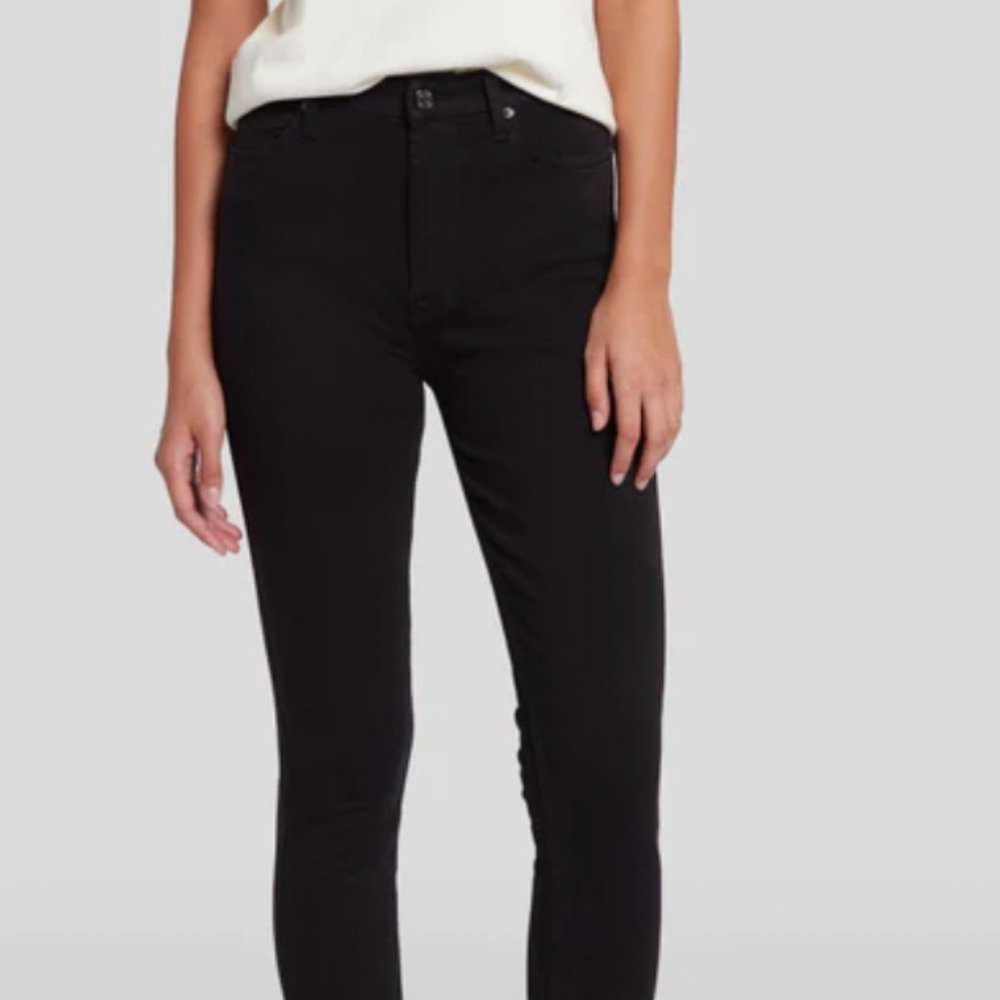 7 For All Mankind Super Skinny Dark Blue Jean